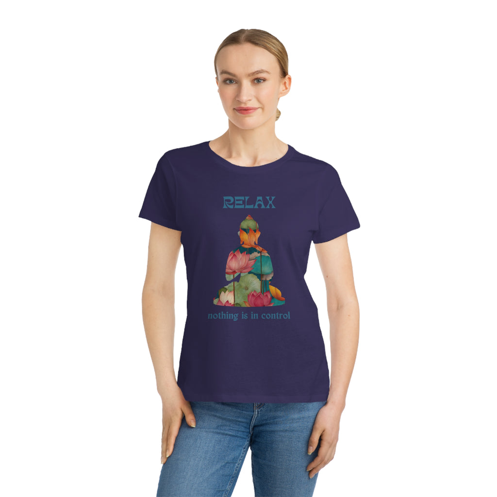 Relax Buddha Organic Women's T-Shirt - Mindfulness & Comfort