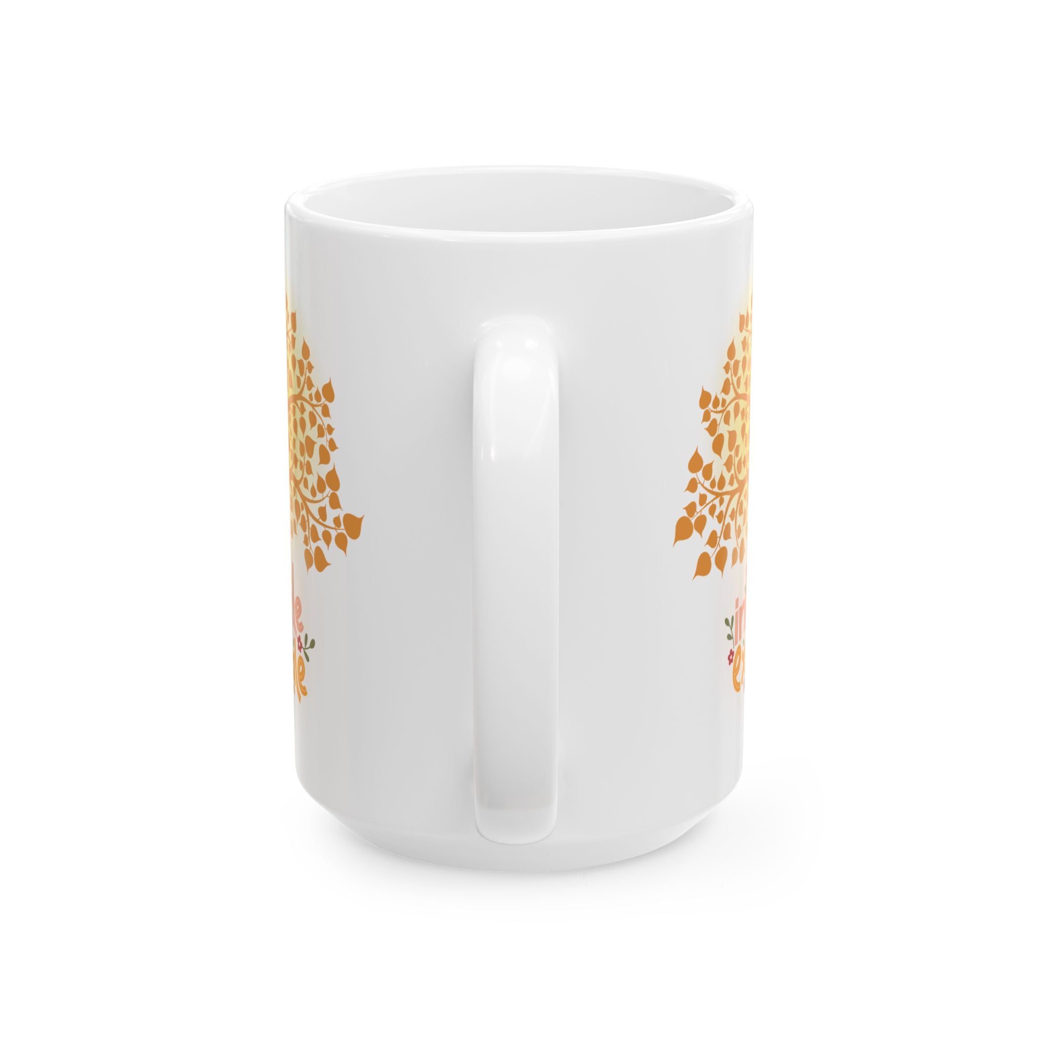 Inhale - Exhale Tea Cup, Coffee Mug, 15 oz  or 11 oz | Mindful Gift, Yoga Lover, Self Care Mug