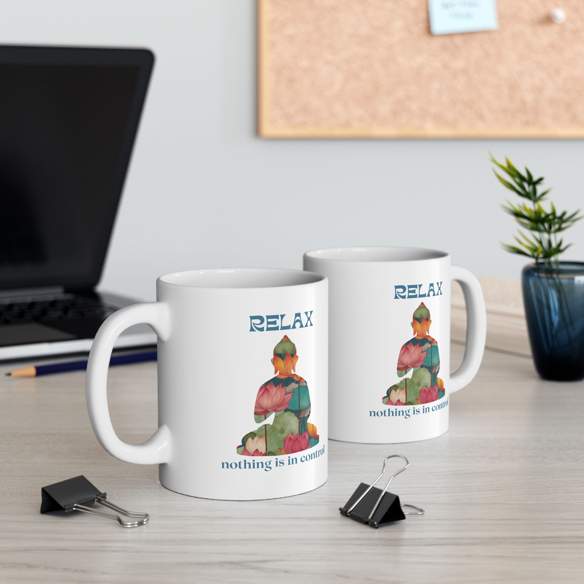 Relax Ceramic Mug | Blue