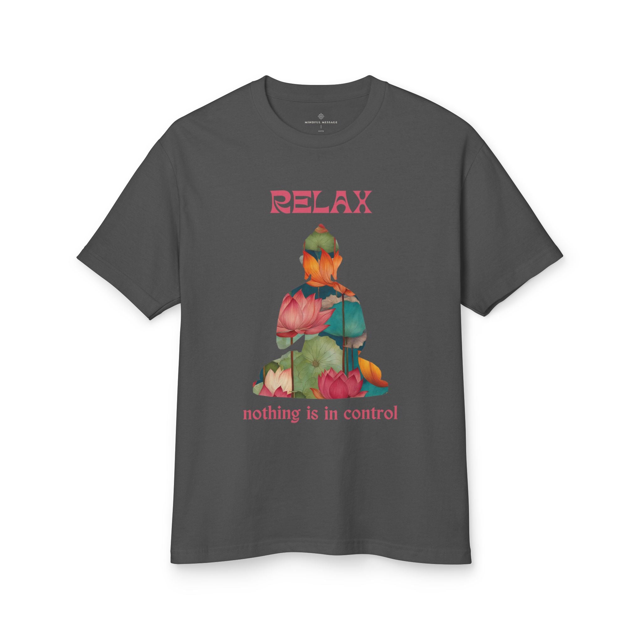 Relax Unisex Garment-Dyed Heavyweight Cotton Tee - Mindfulness & Comfort