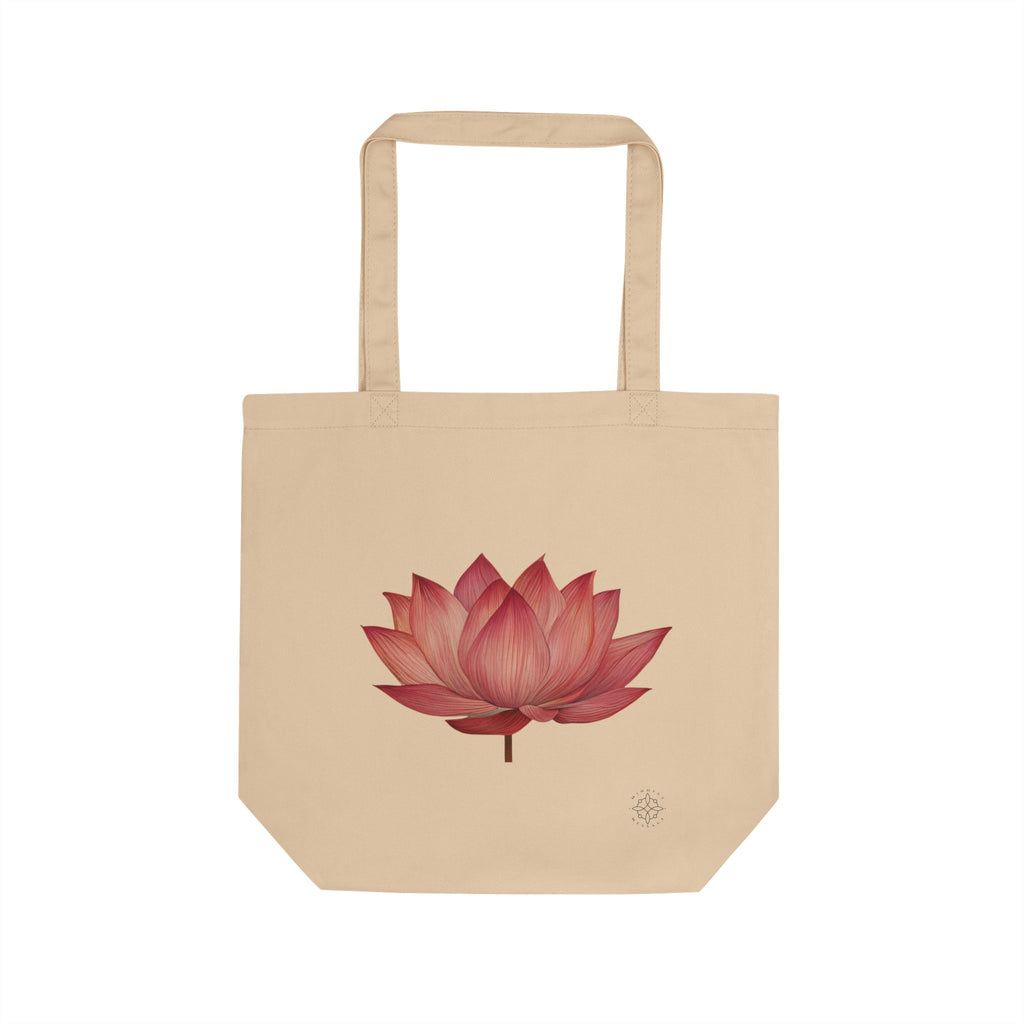 Relax Lotus Eco Tote Bag | Mindful Message
