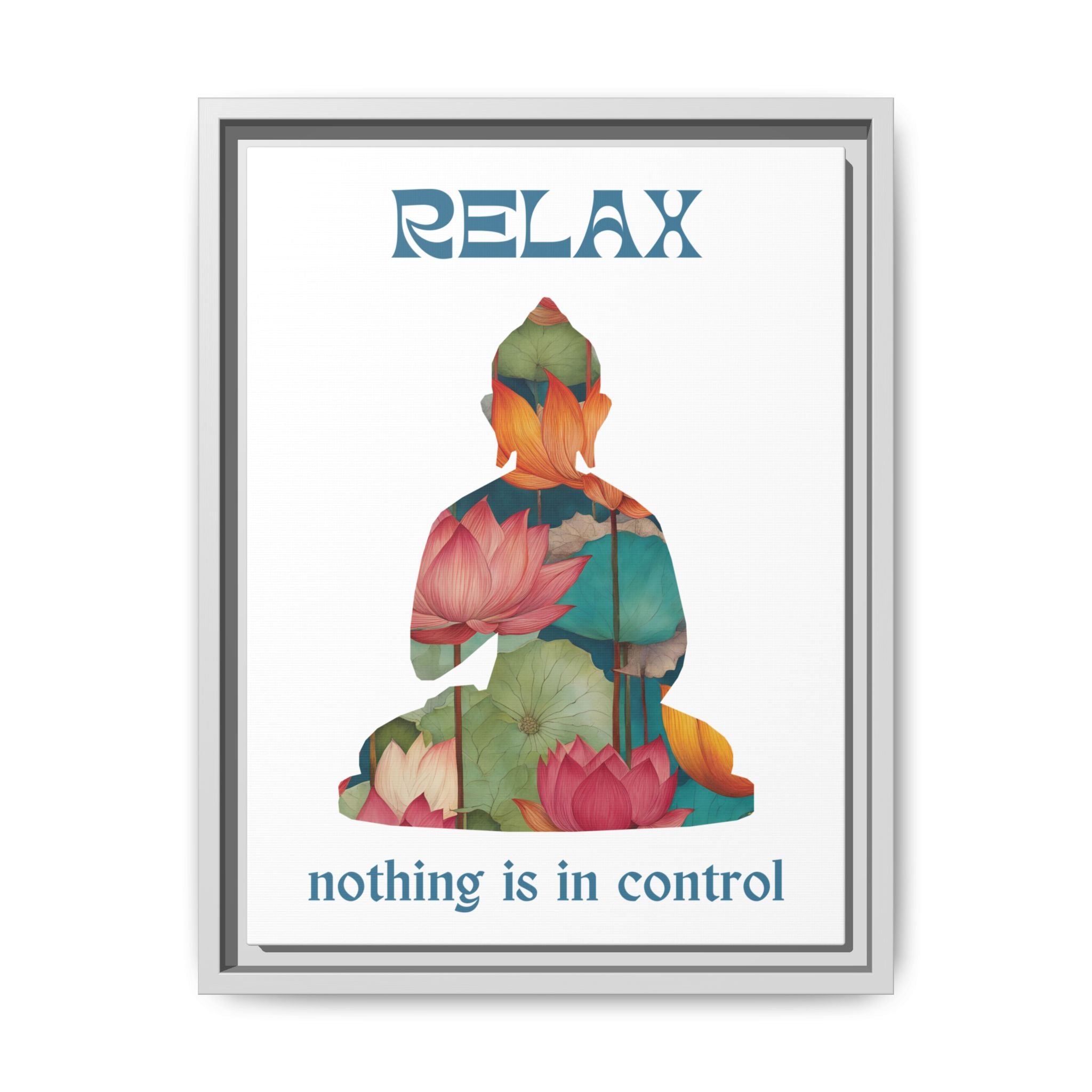 Relax Mindful Messages Canvas Art