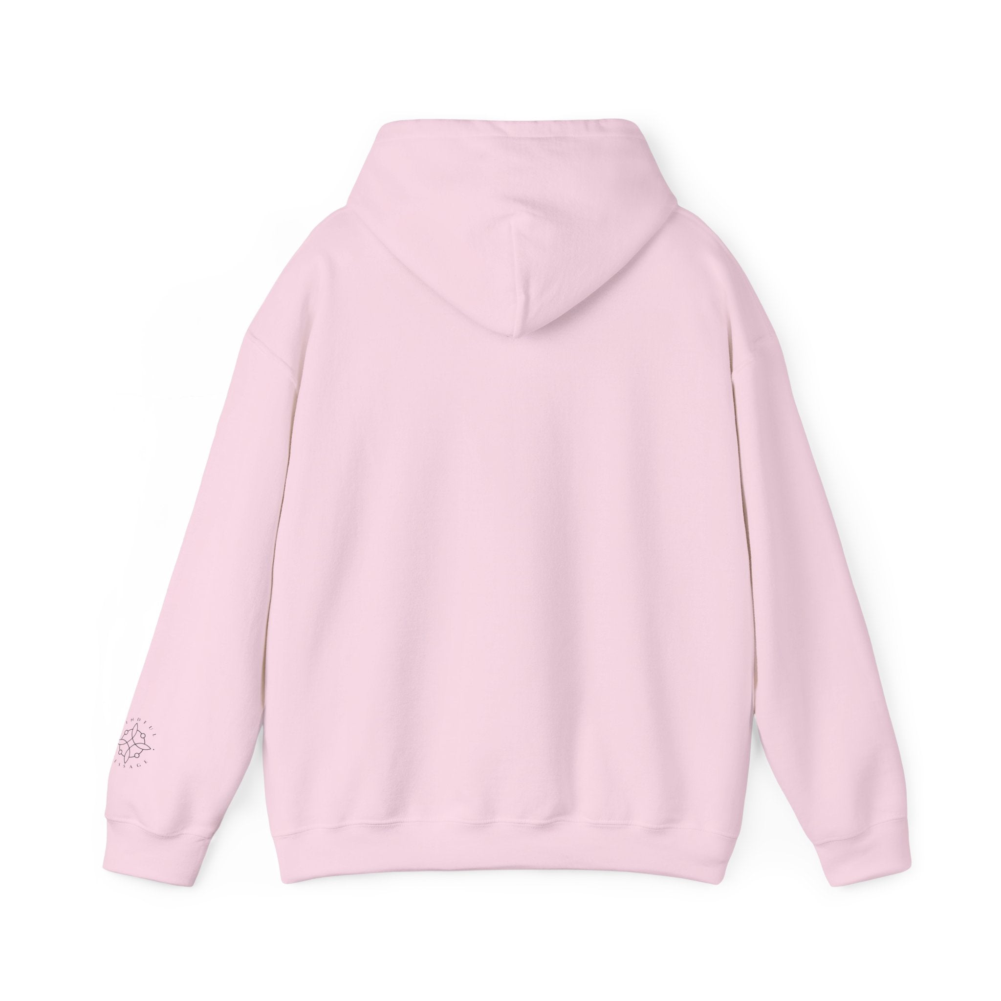 Pink Lotus Flower Cotton Hoodie | Floral Meditation Yoga Sweatshirt