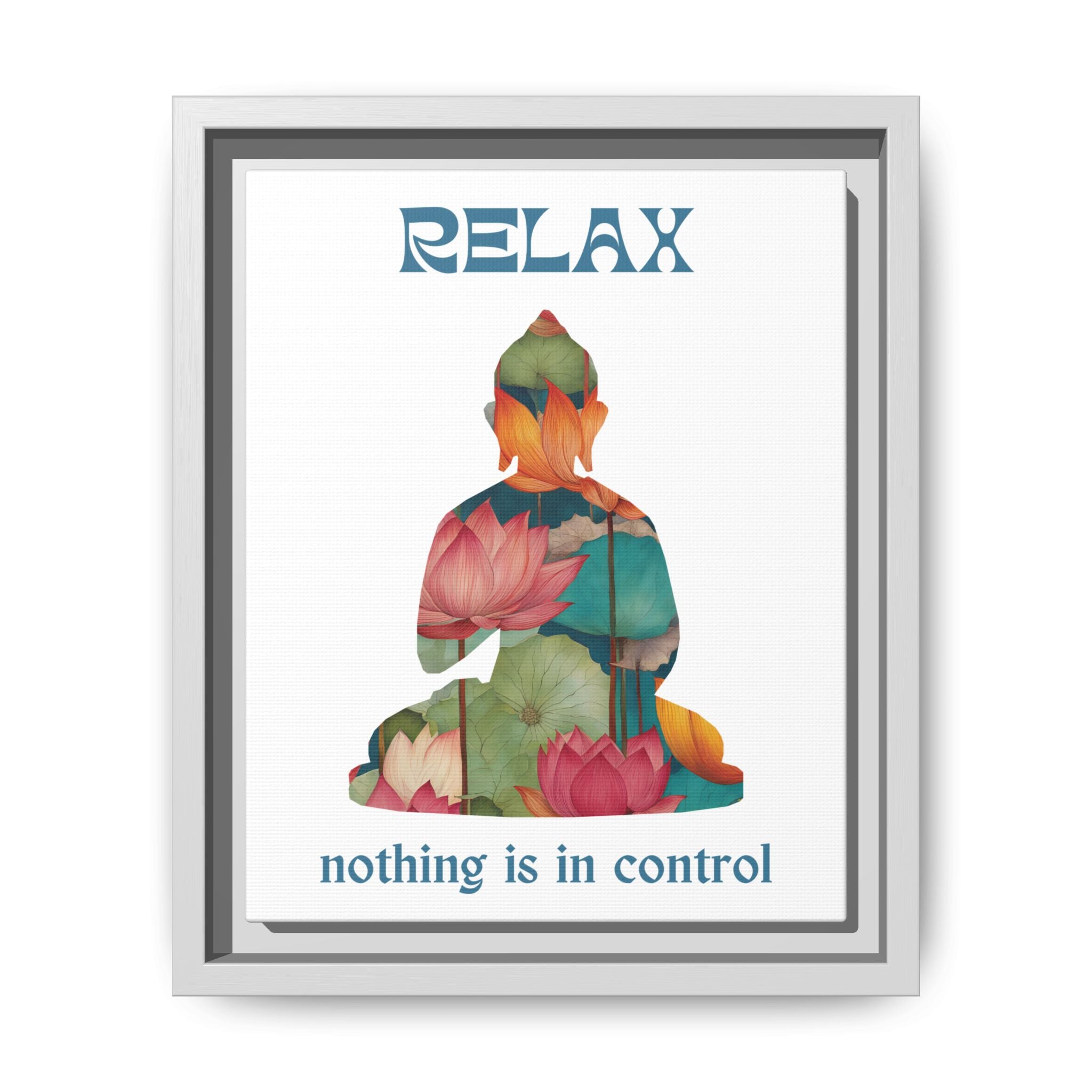 Relax Mindful Messages Canvas Art
