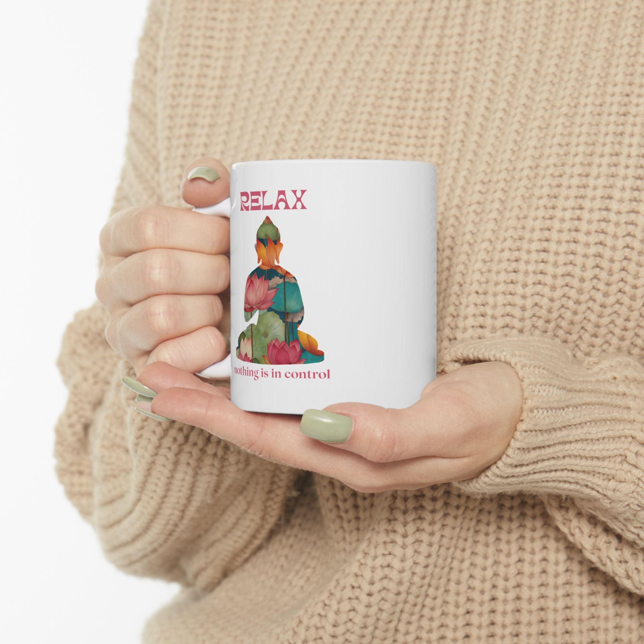 Relax Ceramic Mug | Pink