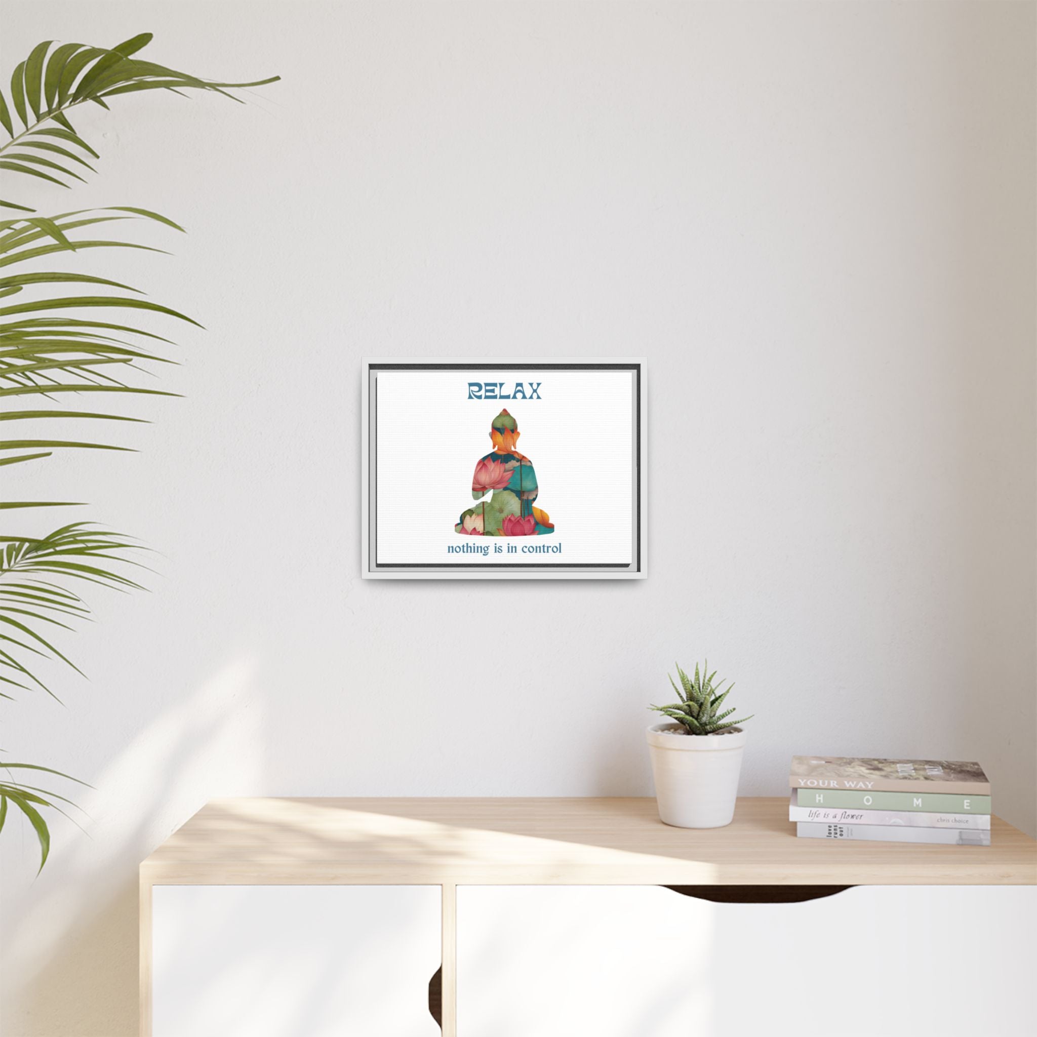 Relax Mindful Messages Canvas Art
