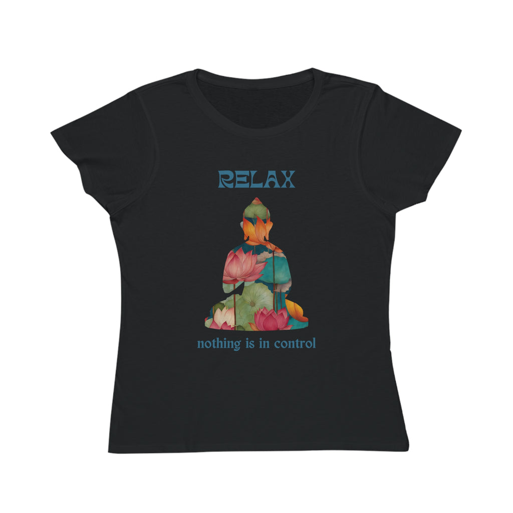 Relax Buddha Organic Women's T-Shirt - Mindfulness & Comfort