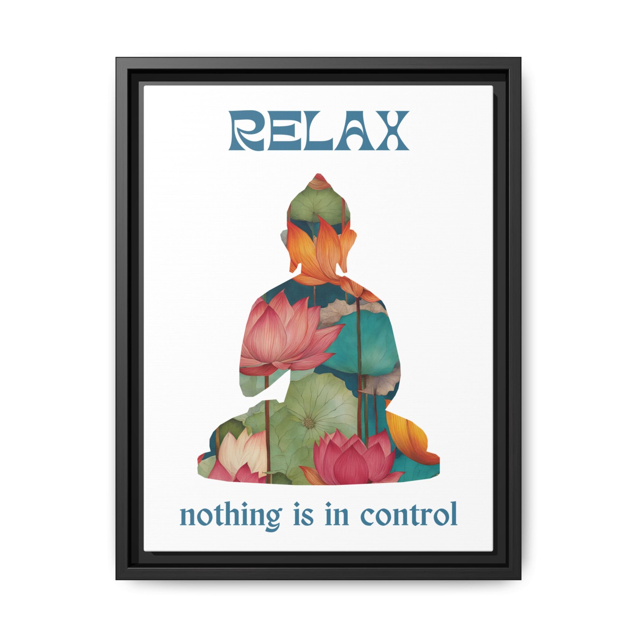 Relax Mindful Messages Canvas Art
