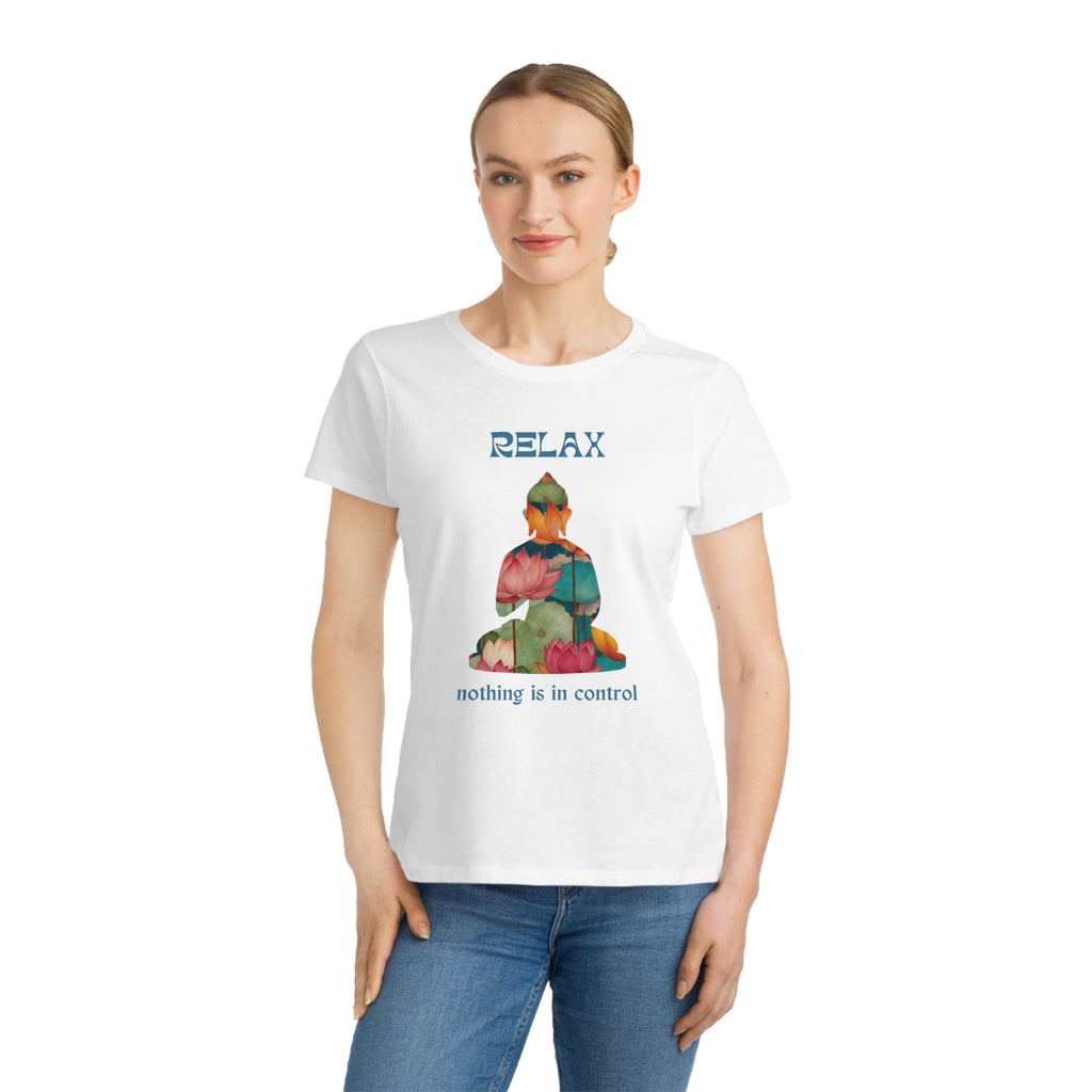 Relax Buddha Organic Women's T-Shirt - Mindfulness & Comfort