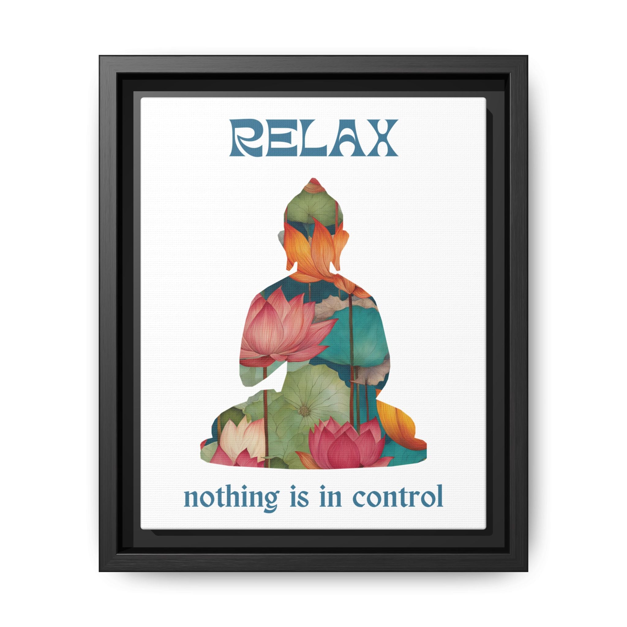 Relax Mindful Messages Canvas Art