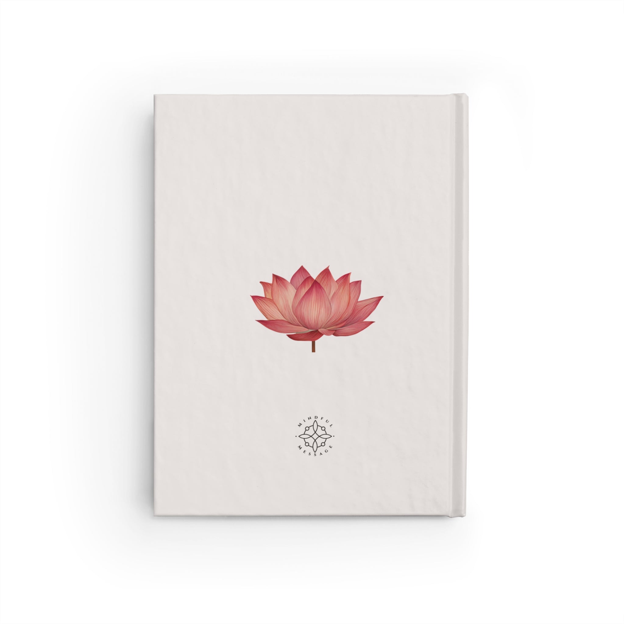 Relax lotus silhouette Journal | nothing is in control, mindfulness notebook