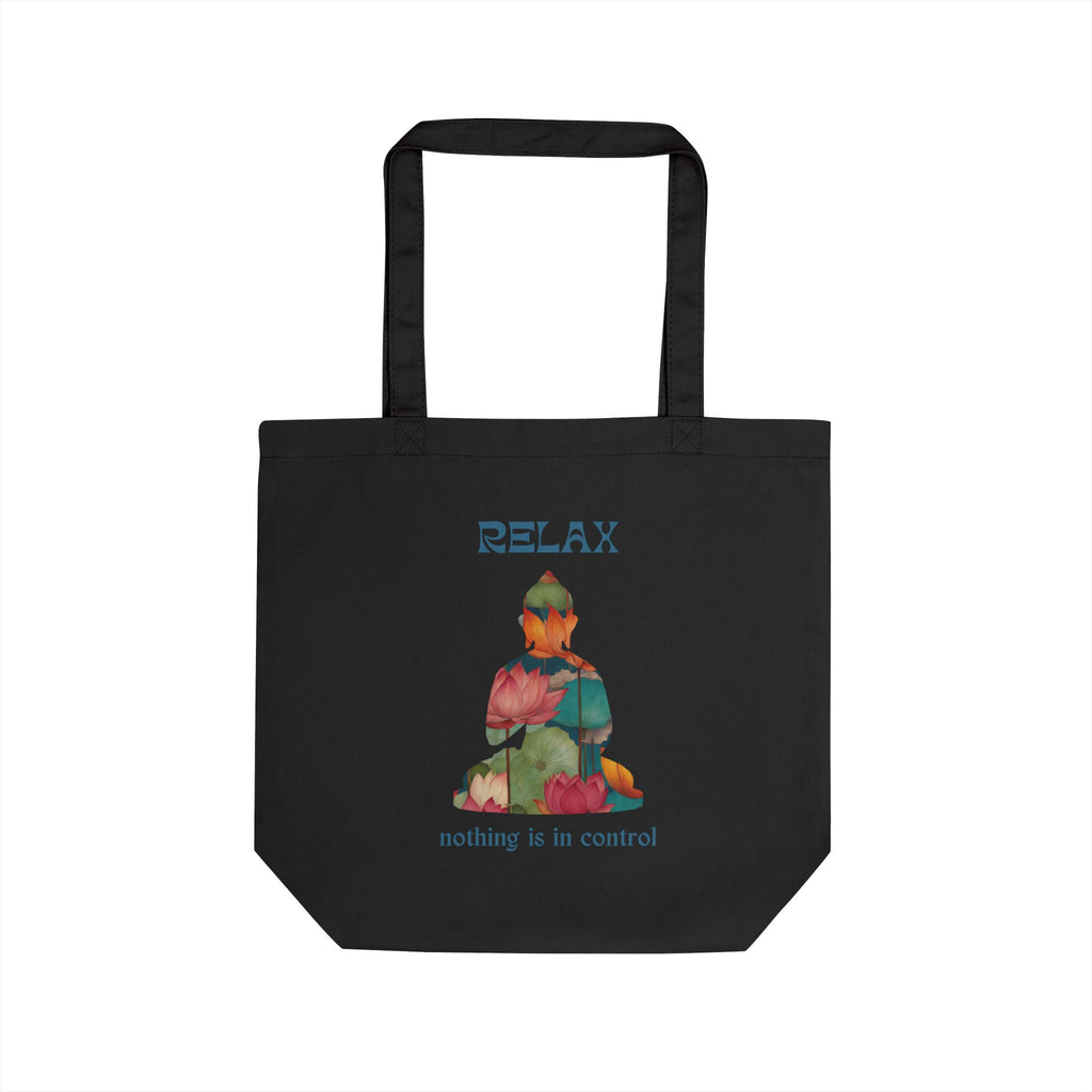 Relax Lotus Eco Tote Bag | Mindful Message
