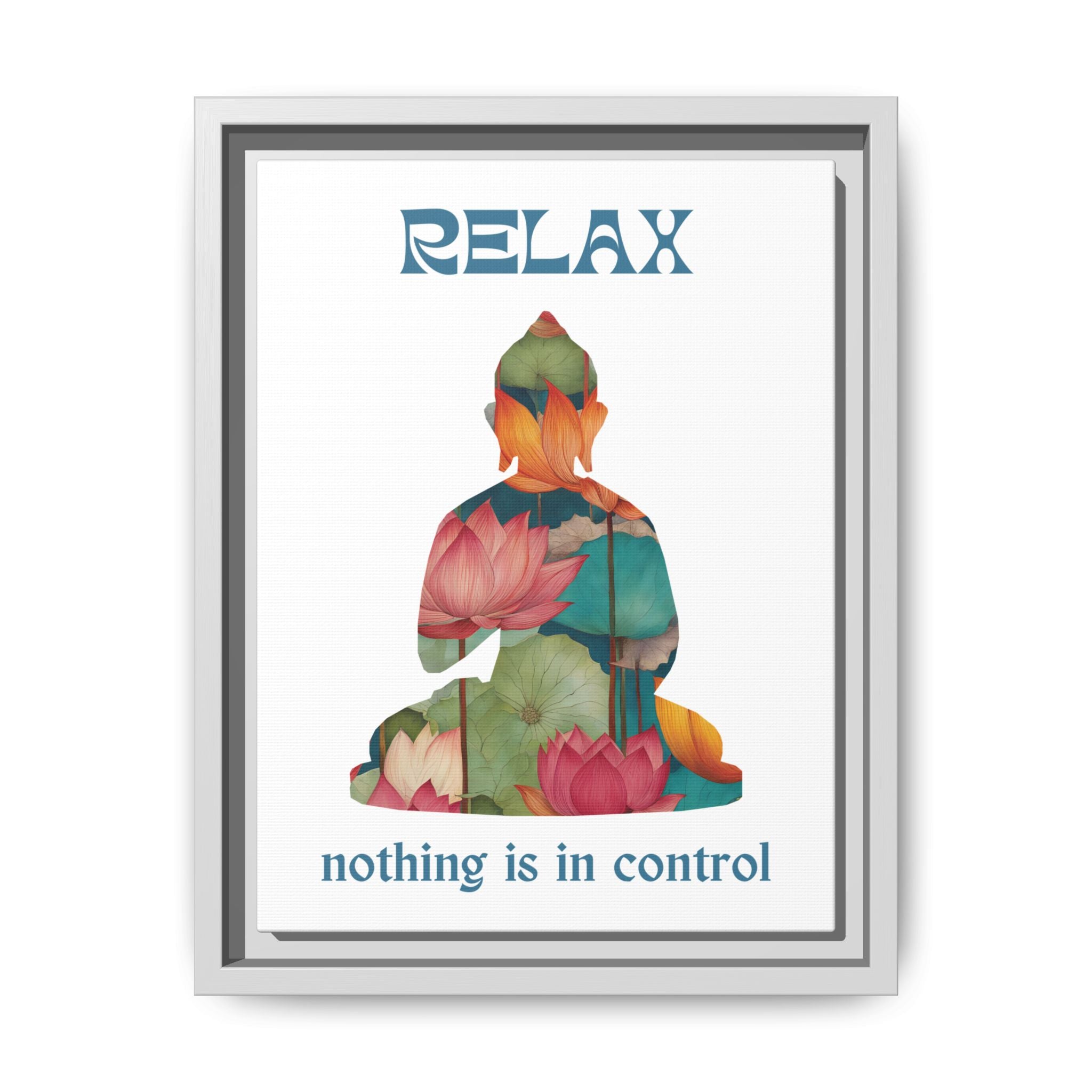 Relax Mindful Messages Canvas Art