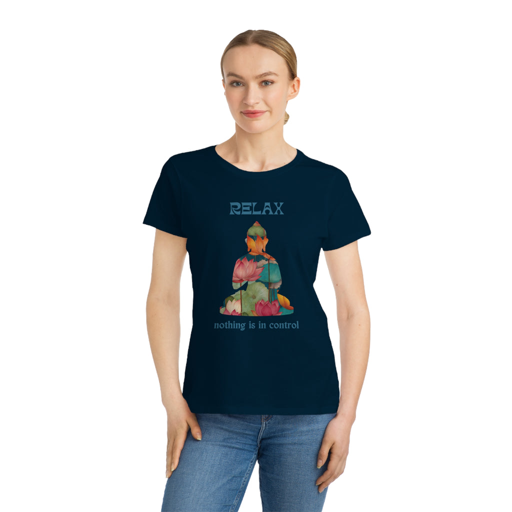 Relax Buddha Organic Women's T-Shirt - Mindfulness & Comfort