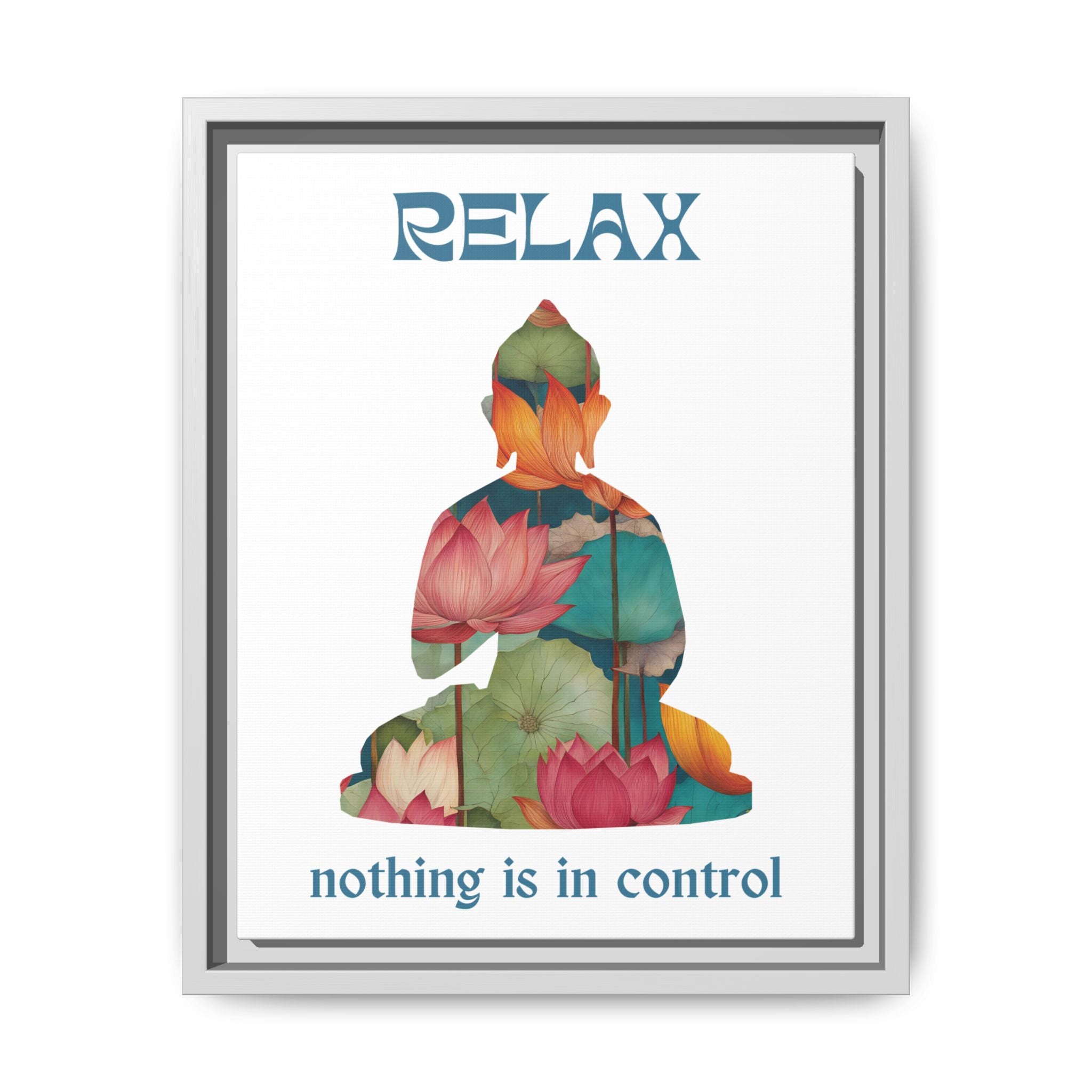 Relax Mindful Messages Canvas Art