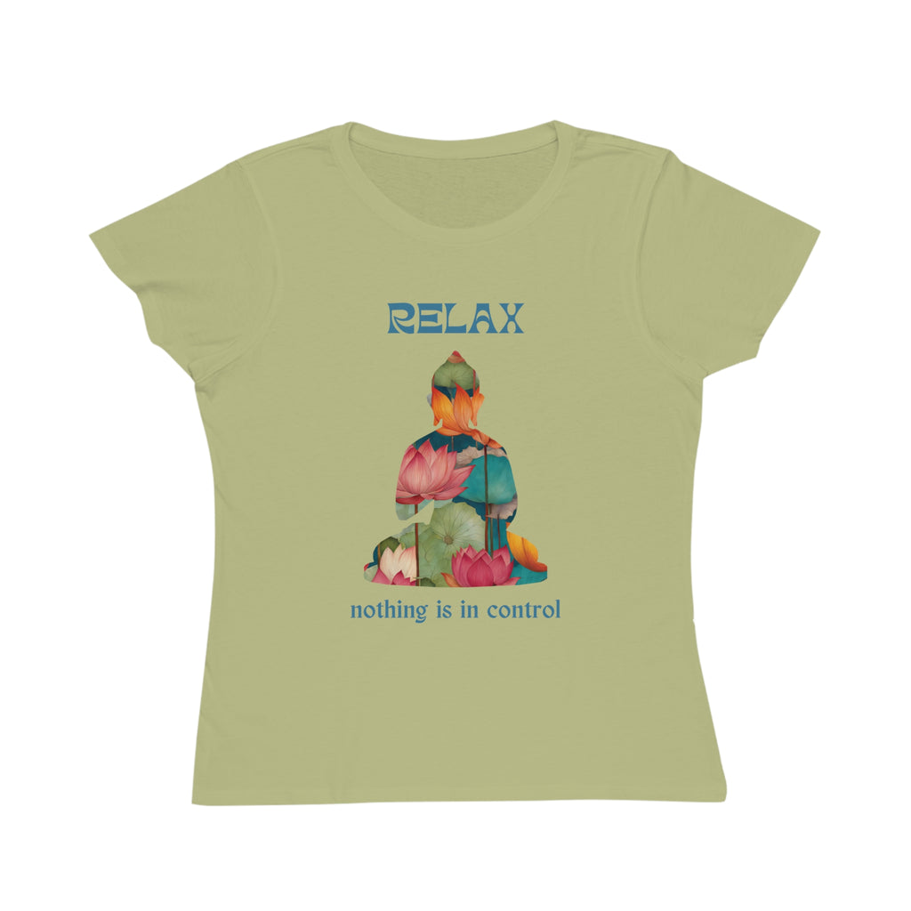Relax Buddha Organic Women's T-Shirt - Mindfulness & Comfort