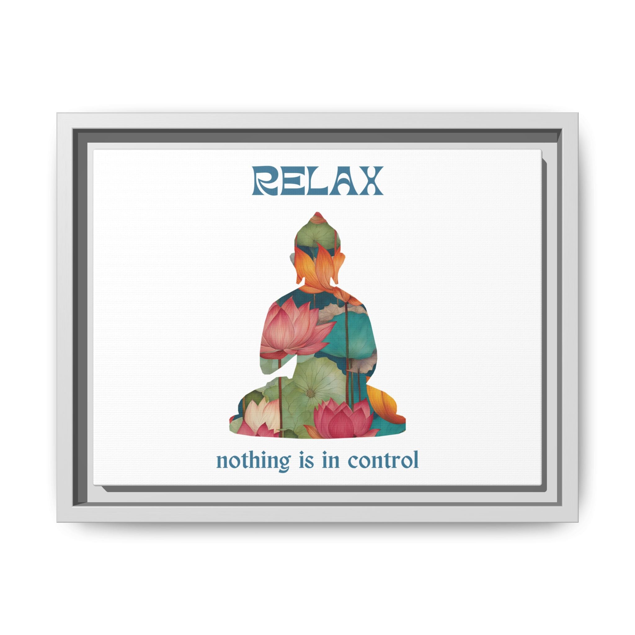 Relax Mindful Messages Canvas Art